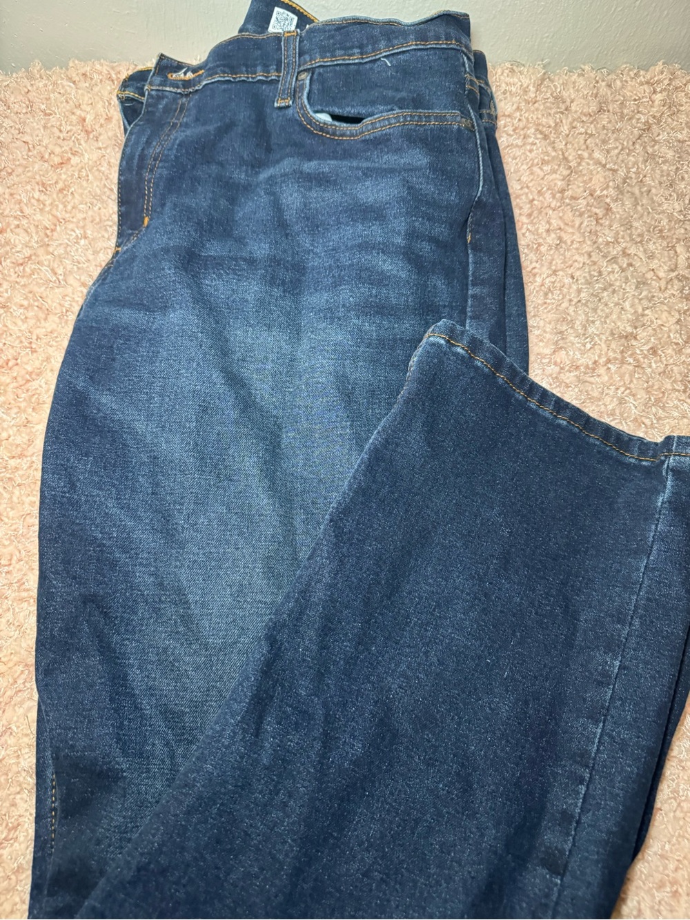 George Men's Relaxed Dark Blue Jeans